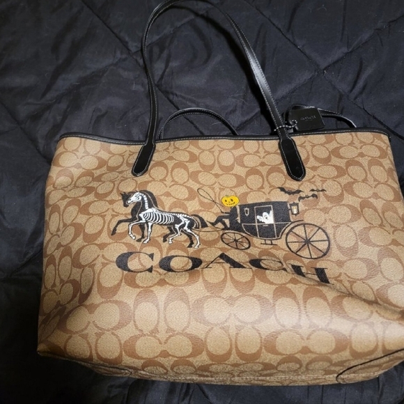 Coach Brown Tote Bag - Picture 2 of 8